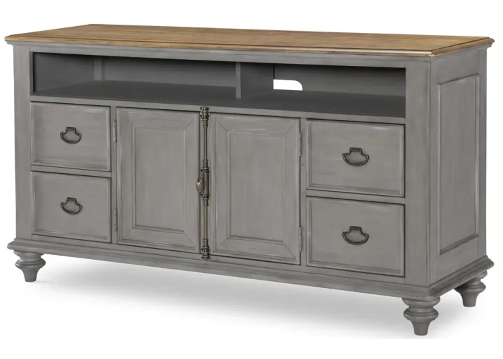 Kingston (Sandalwood Brown + Tweed Gray) Console