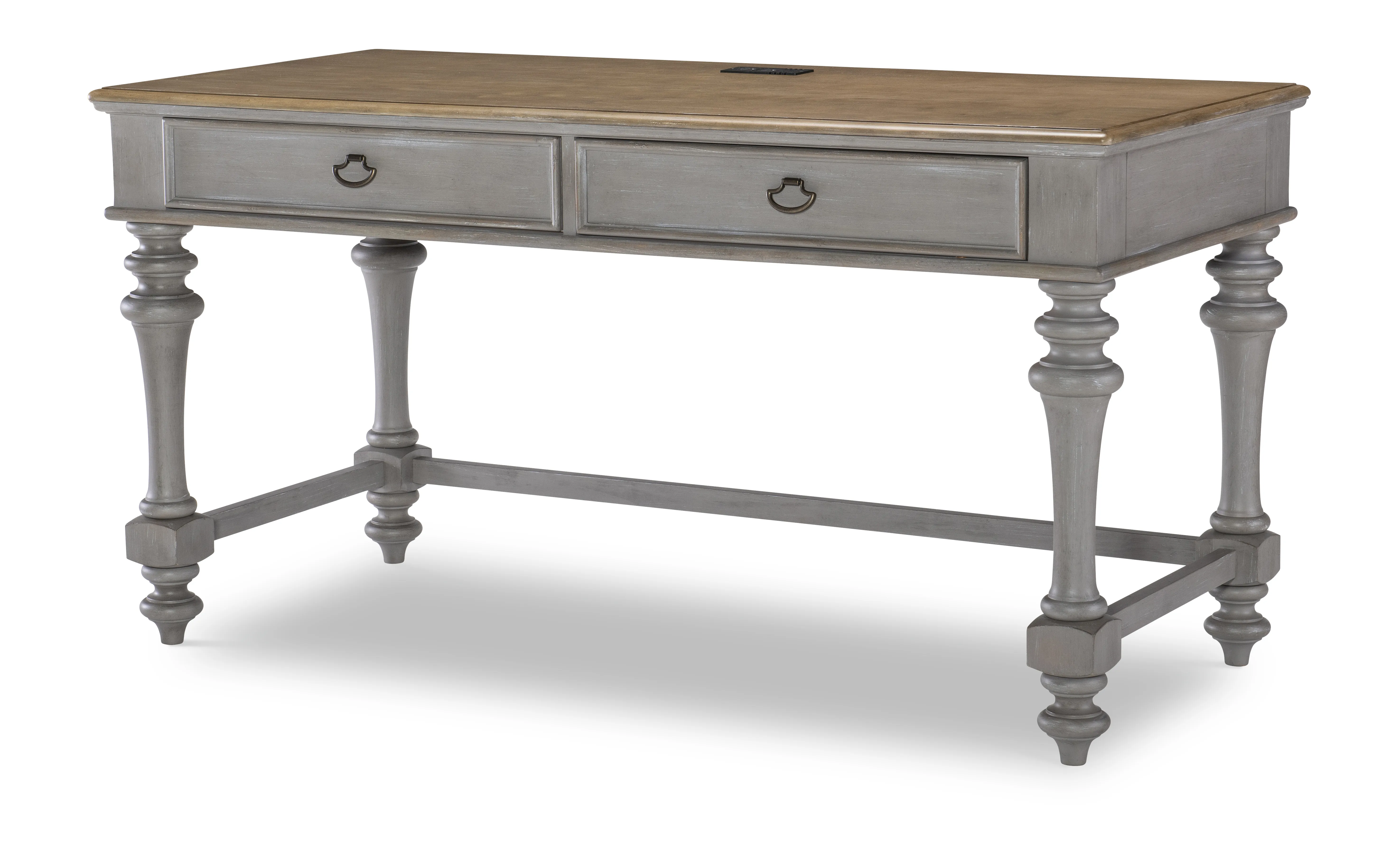 Kingston (Sandalwood Brown + Tweed Gray) Desk