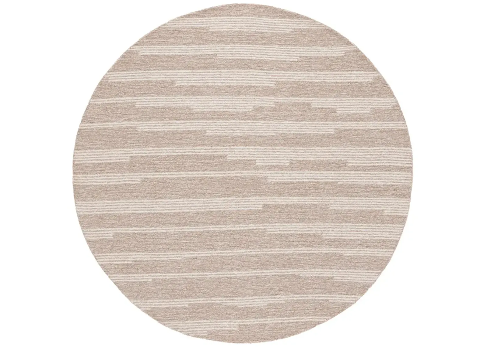 EBONY 526 BEIGE  6' x 6' Round Round Rug