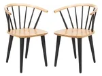 BLANCHARD 18''H CURVED SPINDLE SIDE CHAIR - Set of 2