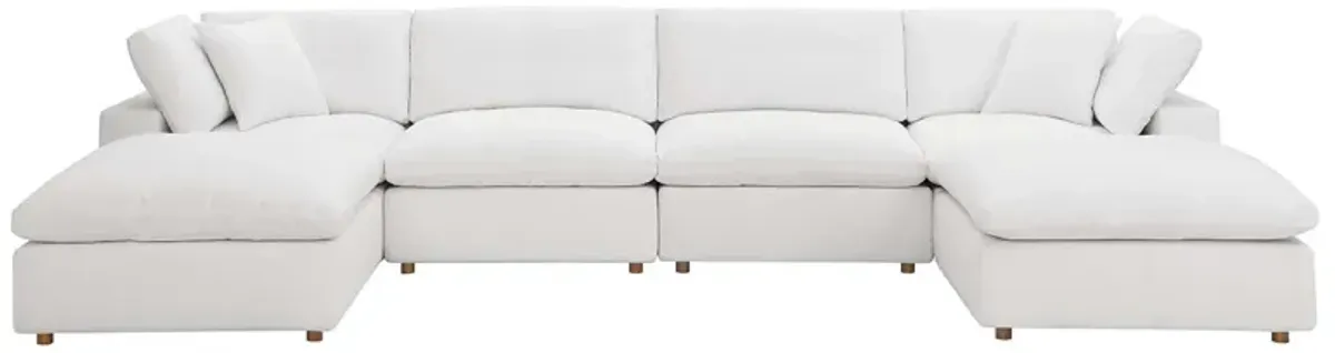 Commix Down Filled Overstuffed 6-Piece Sectional