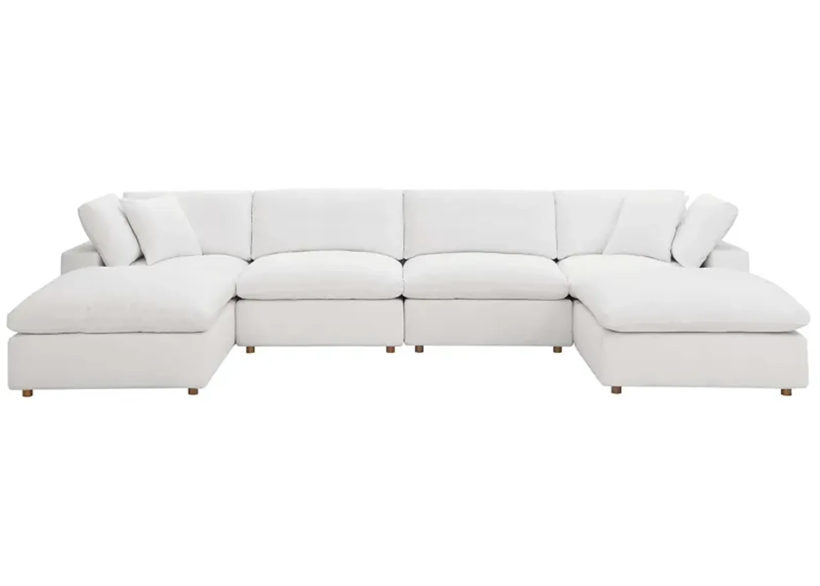 Commix Down Filled Overstuffed 6-Piece Sectional