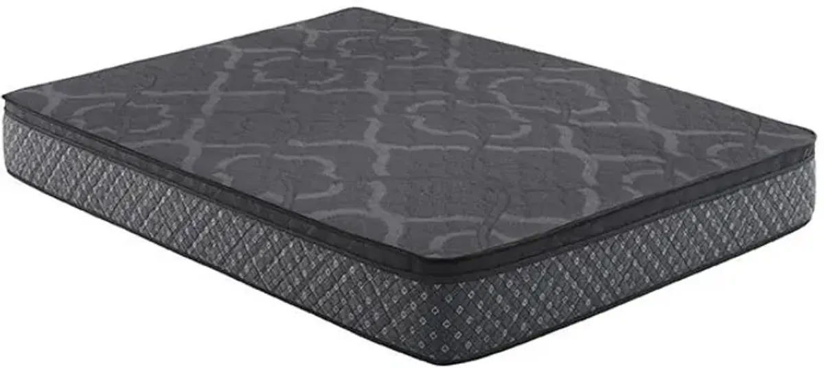 Bellamy 12" Twin XL Mattress Grey and Black