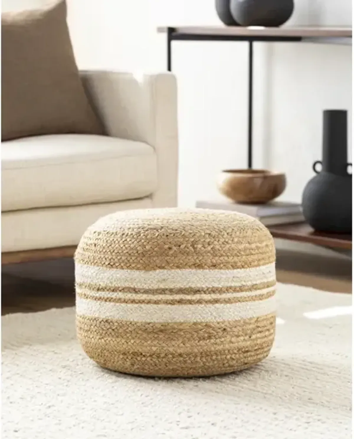 Mallows MWPF-001 14"H x 18"W x 18"D Pouf