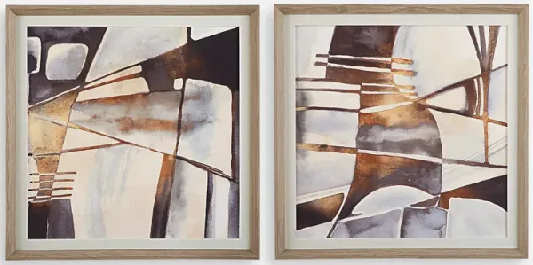 Vetrina Framed Abstract Prints Set/2