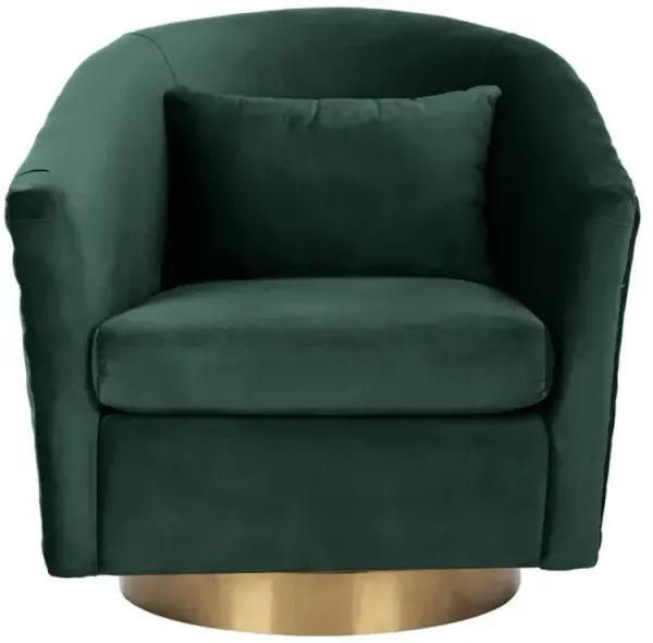 Clara Quilted Swivel Tub Chair