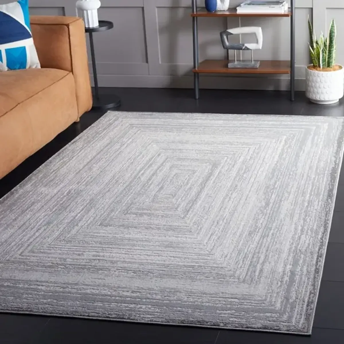 SAYLOR 105 Grey  9' X 12' Large Rectangle Rug