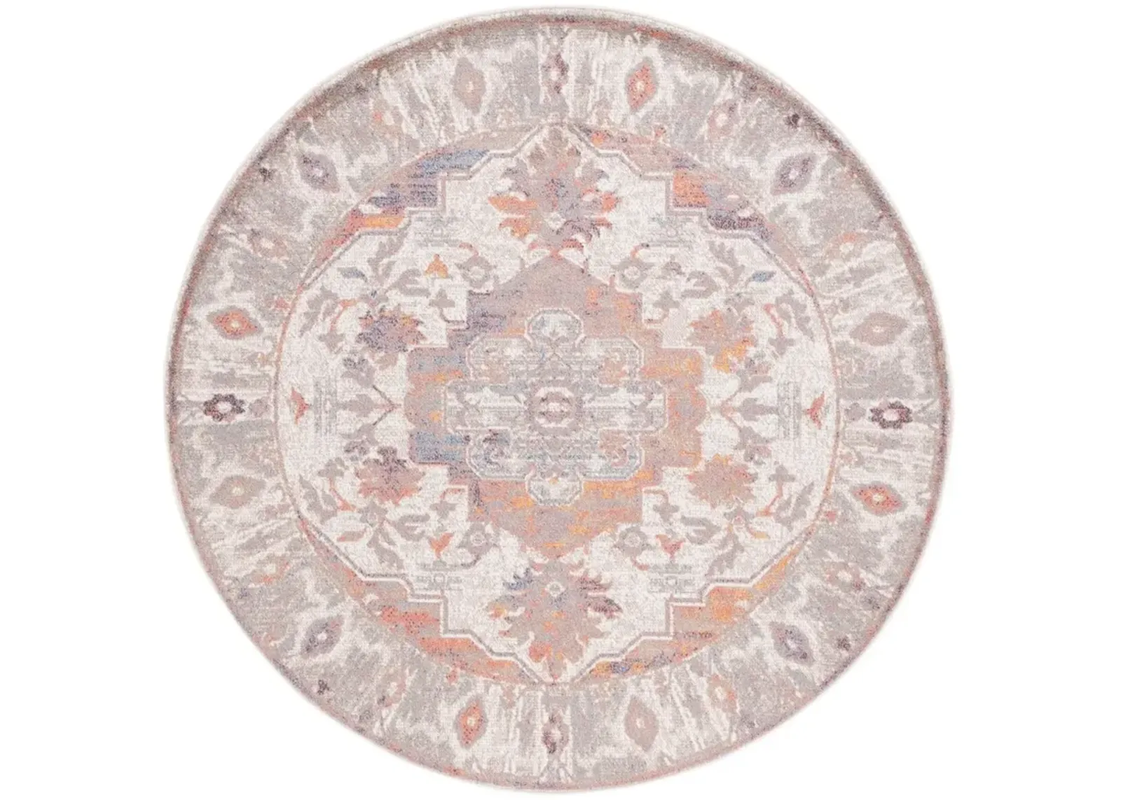 ASTORIA 406 Beige 6'-7' X 6'-7' Round Round Rug