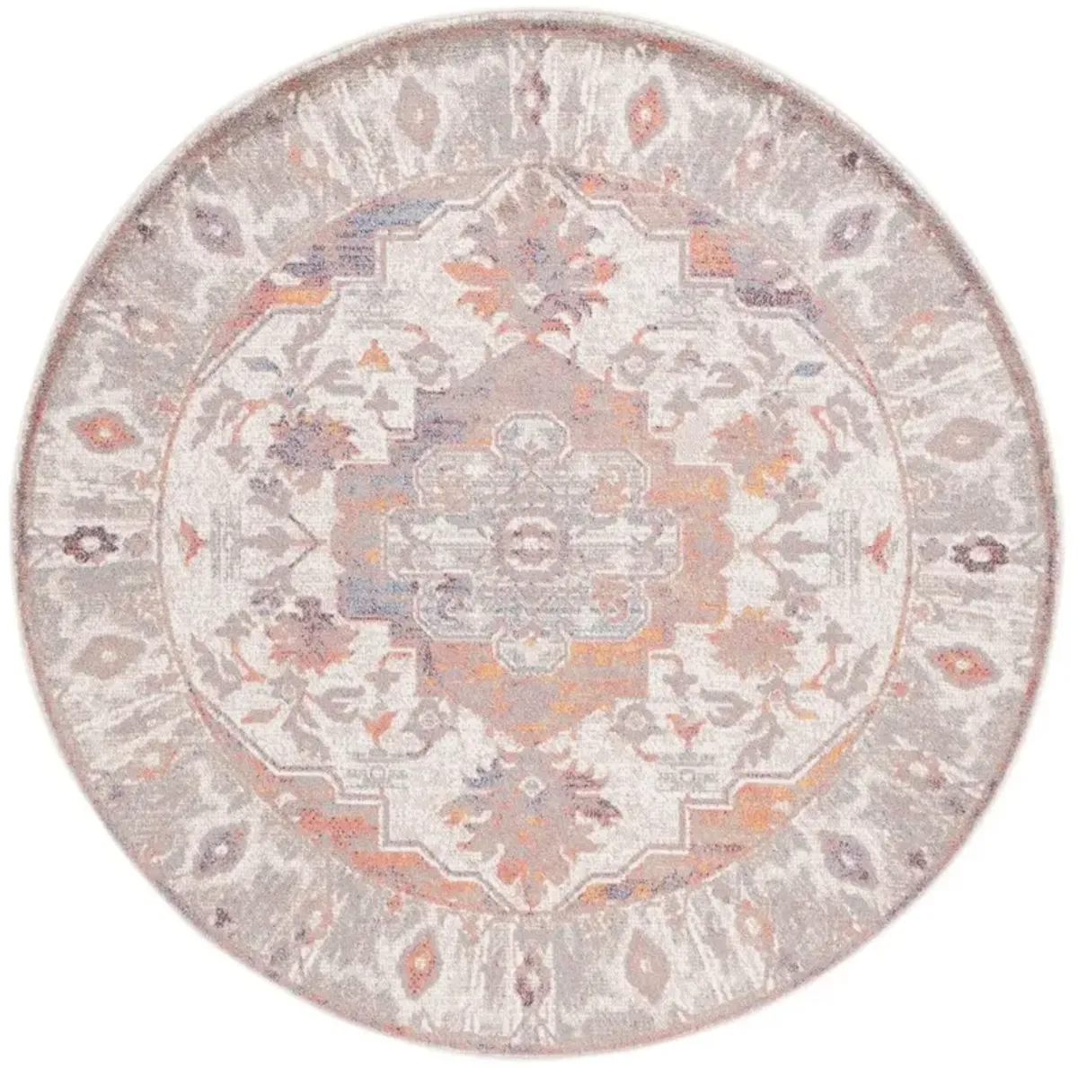 ASTORIA 406 Beige 6'-7' X 6'-7' Round Round Rug