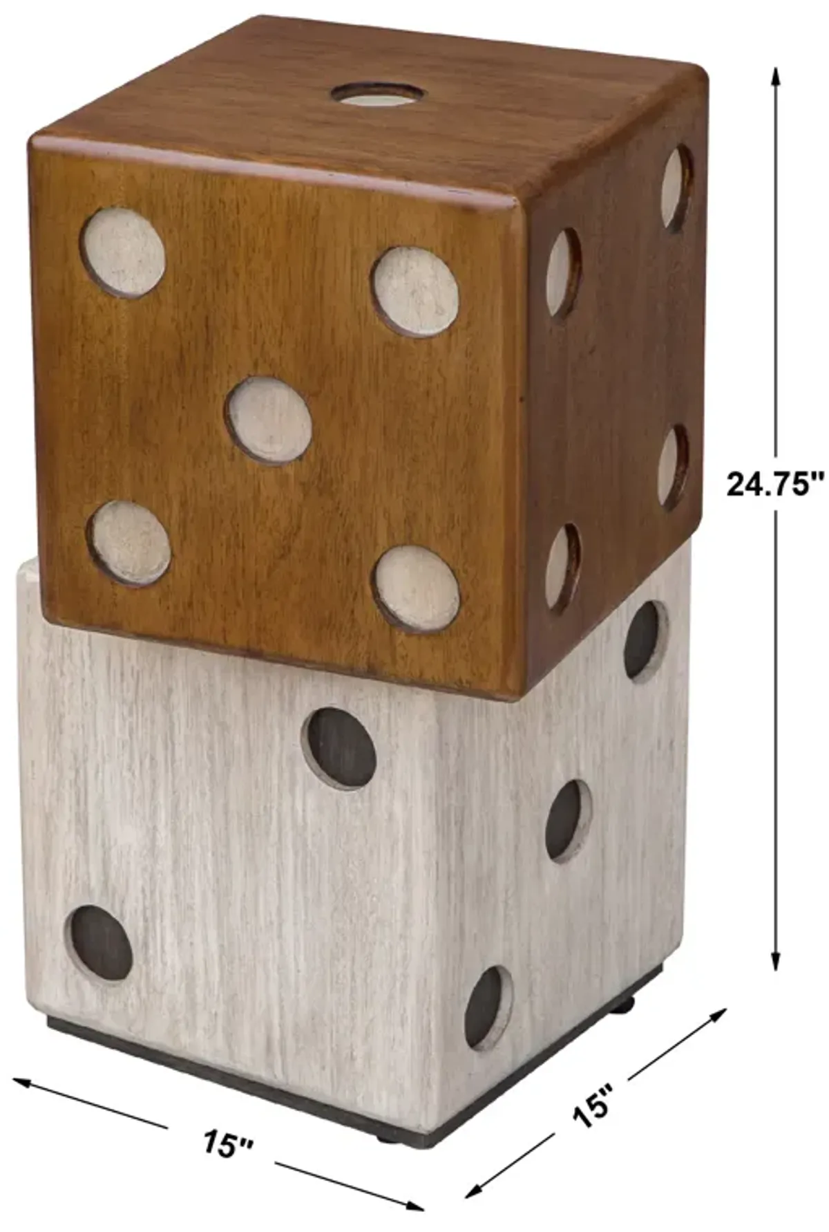 Roll The Dice Accent Table