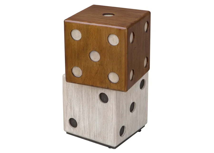 Roll The Dice Accent Table