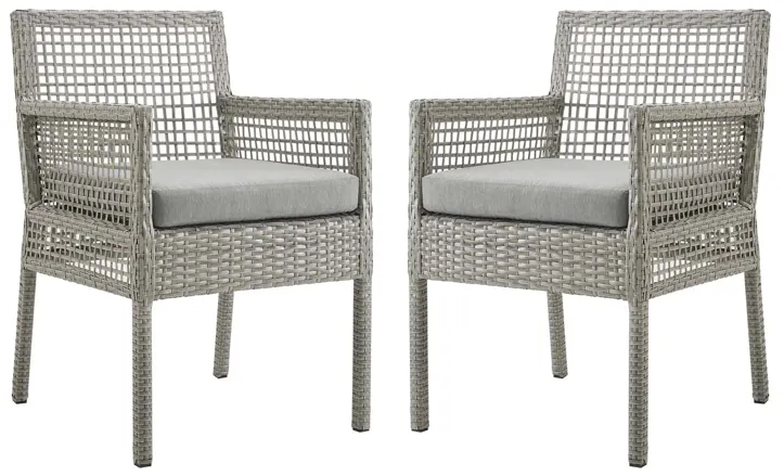 Aura Outdoor Patio Dining Armchair - Set of 2