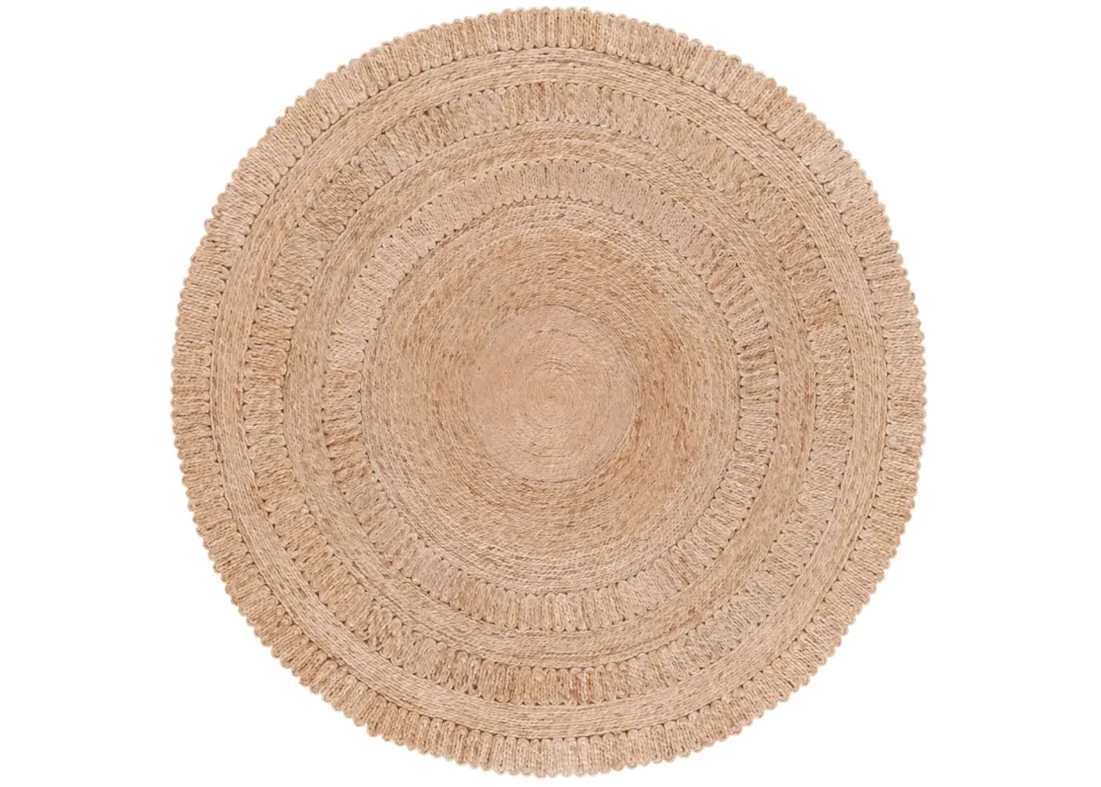 NATURAL FIBER 229 NATURAL 3' x 3' Round Round Rug