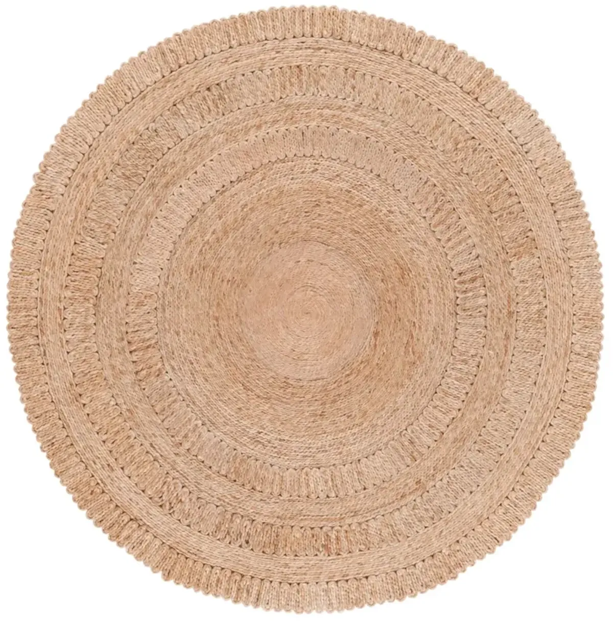 NATURAL FIBER 229 NATURAL 3' x 3' Round Round Rug