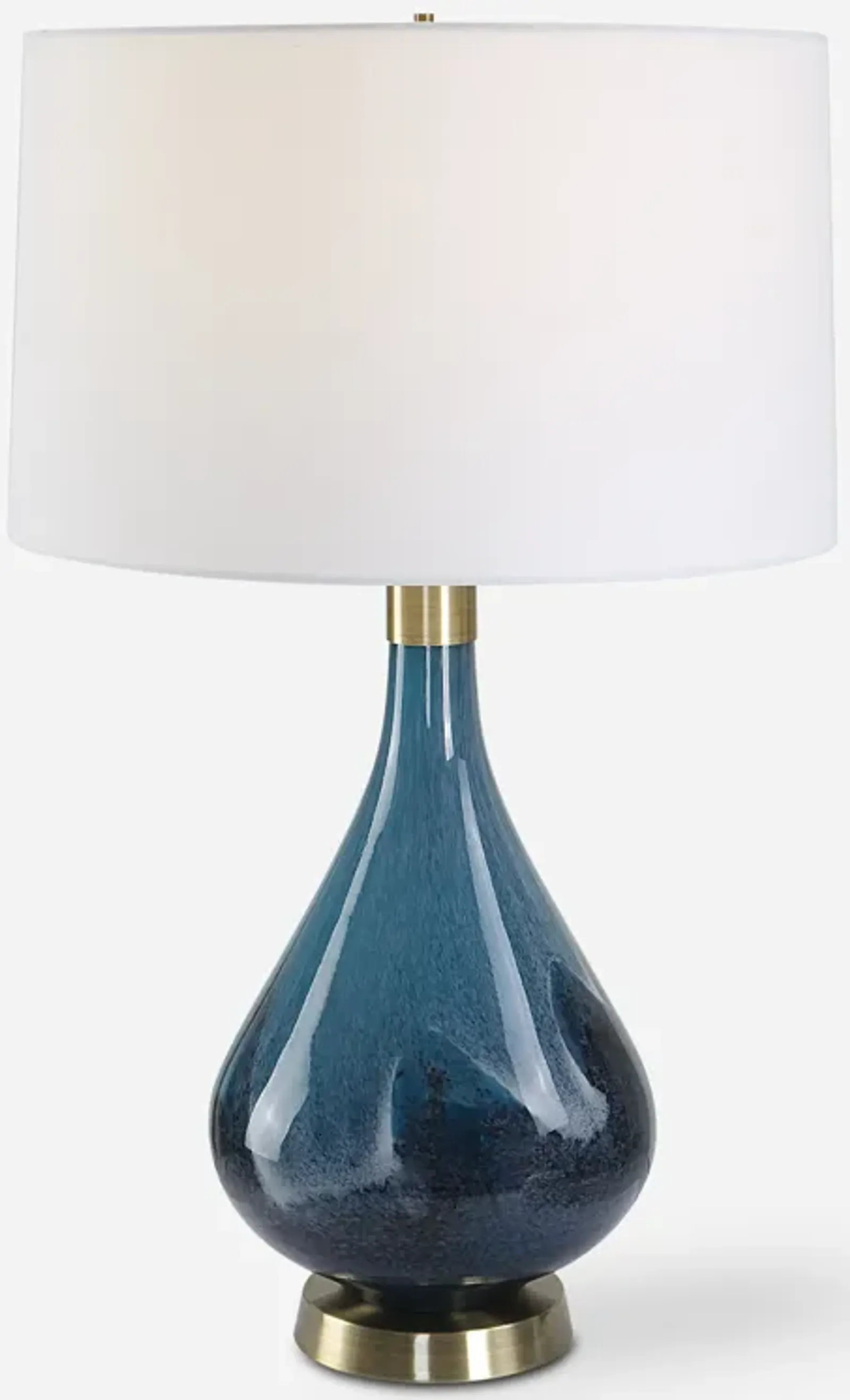 Riviera Art Glass Table Lamp