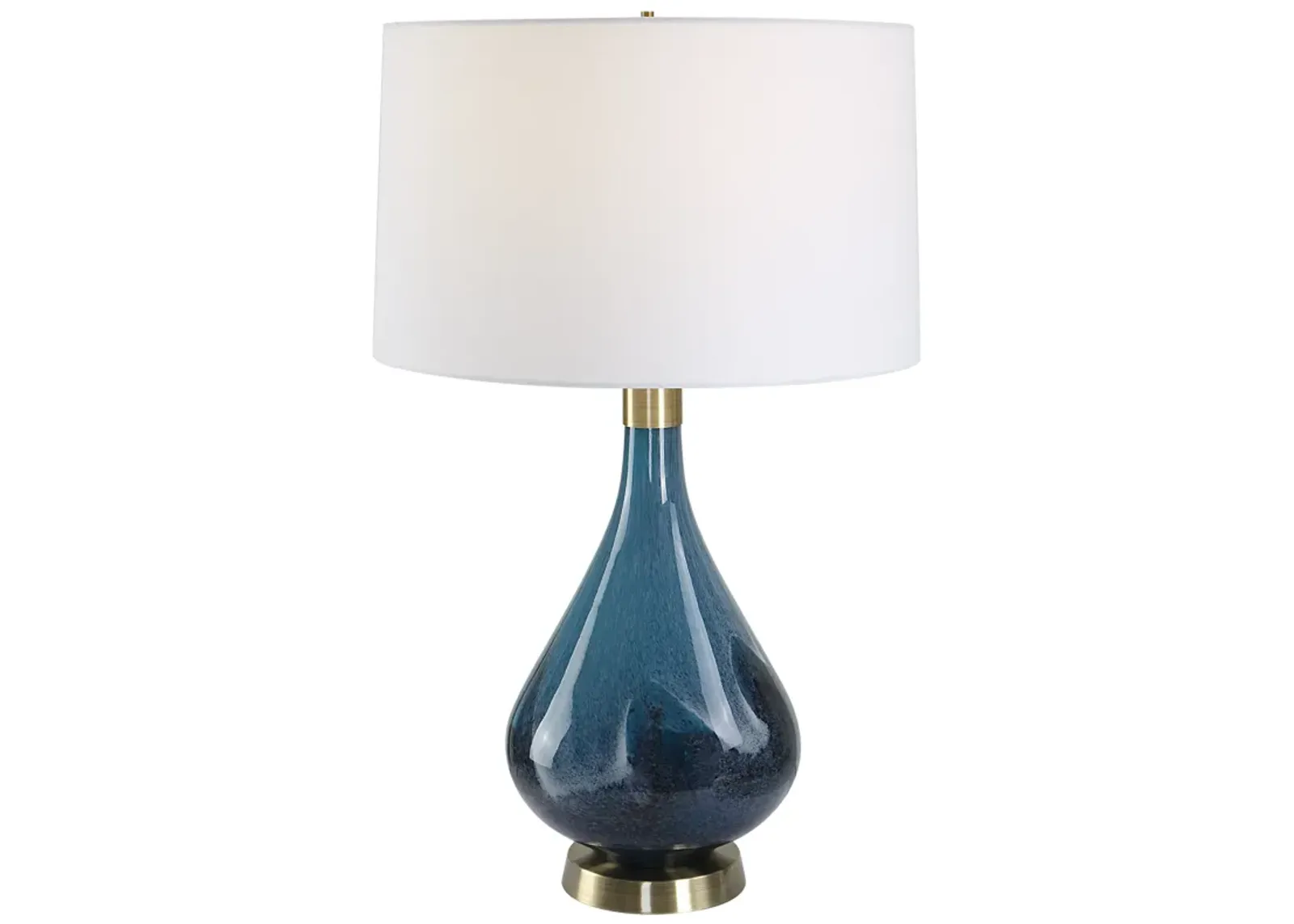 Riviera Art Glass Table Lamp