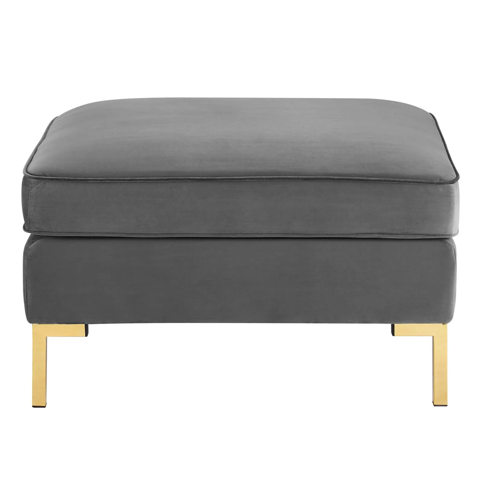 Ardent Performance Velvet Ottoman