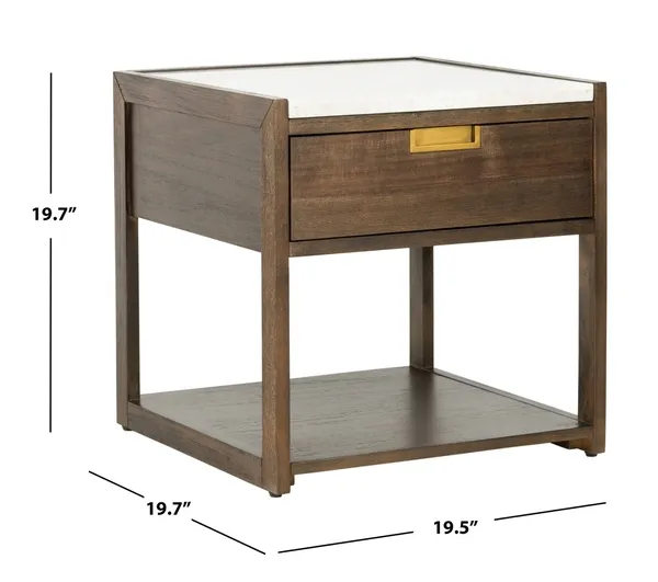 Adeline 1 Drawer Nightstand