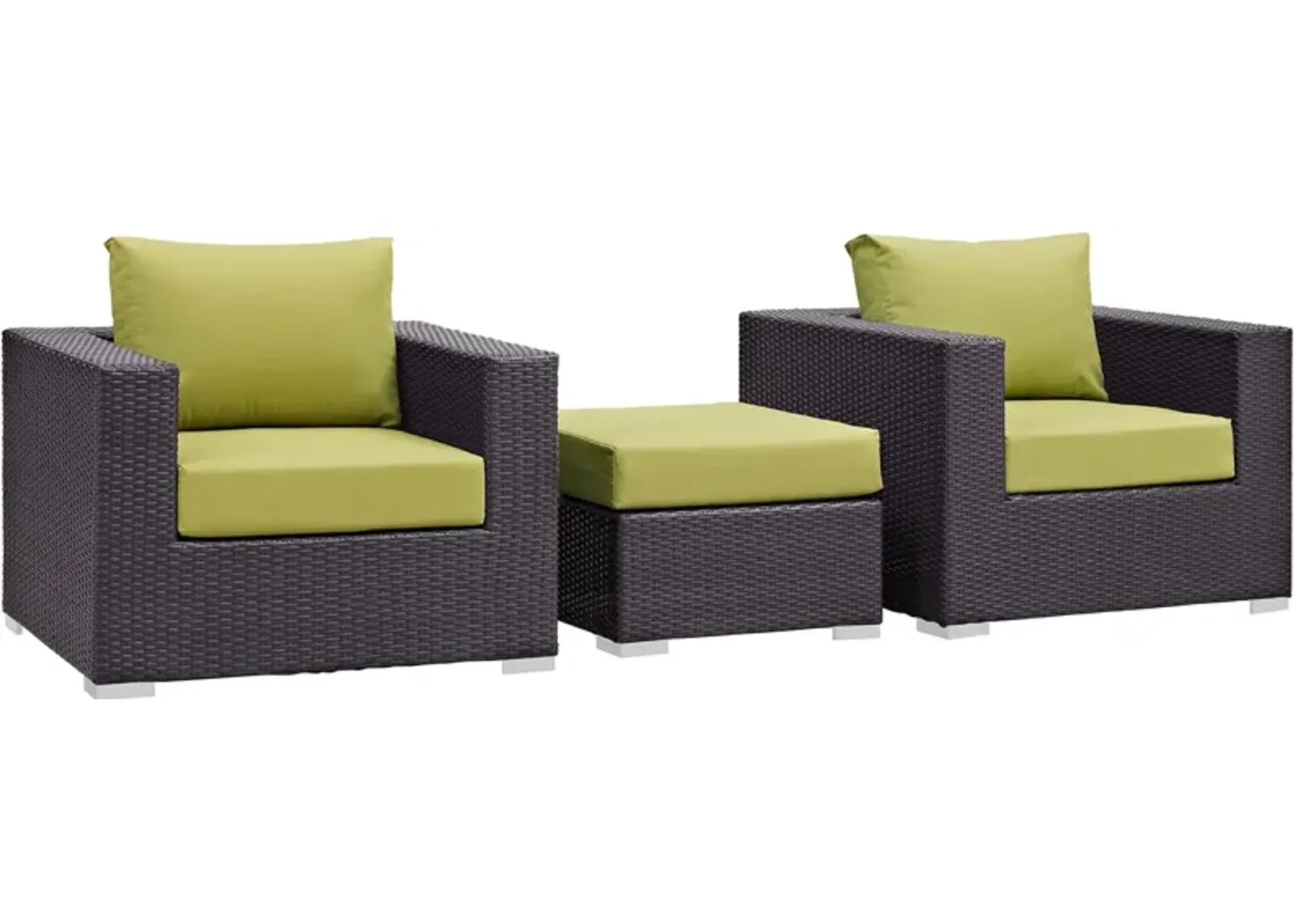 Convene 3 Piece Outdoor Patio Sofa Set