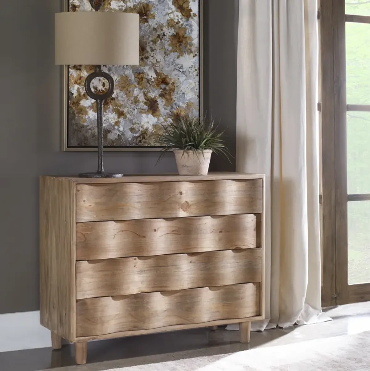 Crawford Light Oak Accent Chest