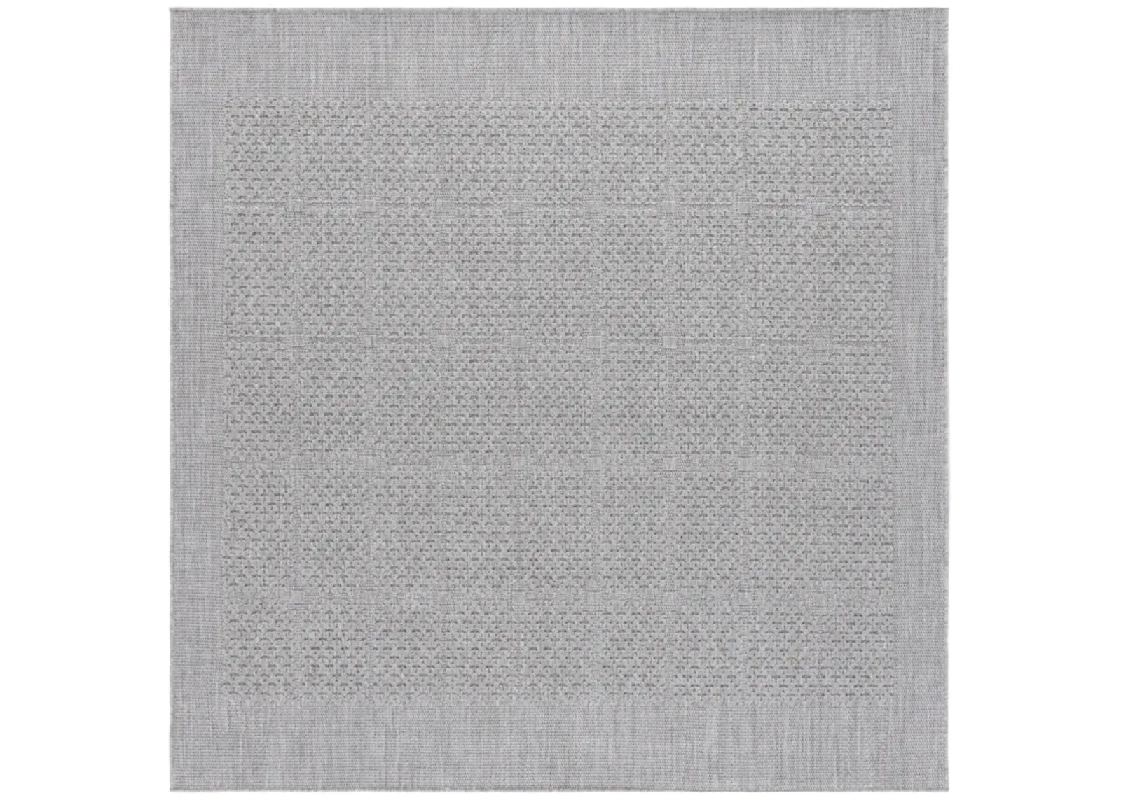 MILOS 112 GREY 6'-7' x 6'-7' Square Square Rug