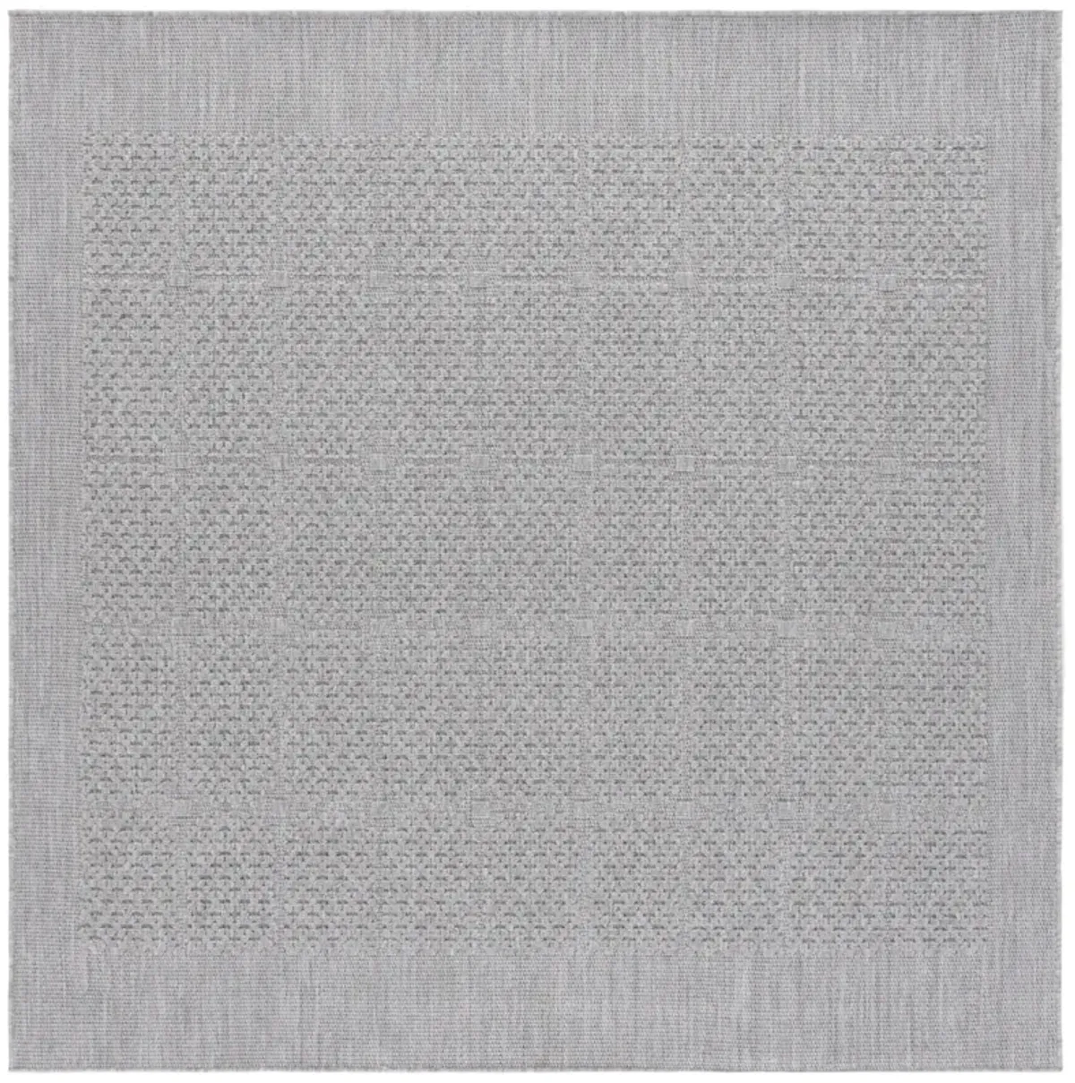 MILOS 112 GREY 6'-7' x 6'-7' Square Square Rug