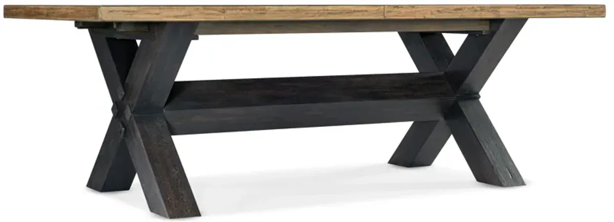 Big Sky Trestle Dining Table w/2-20in leaves