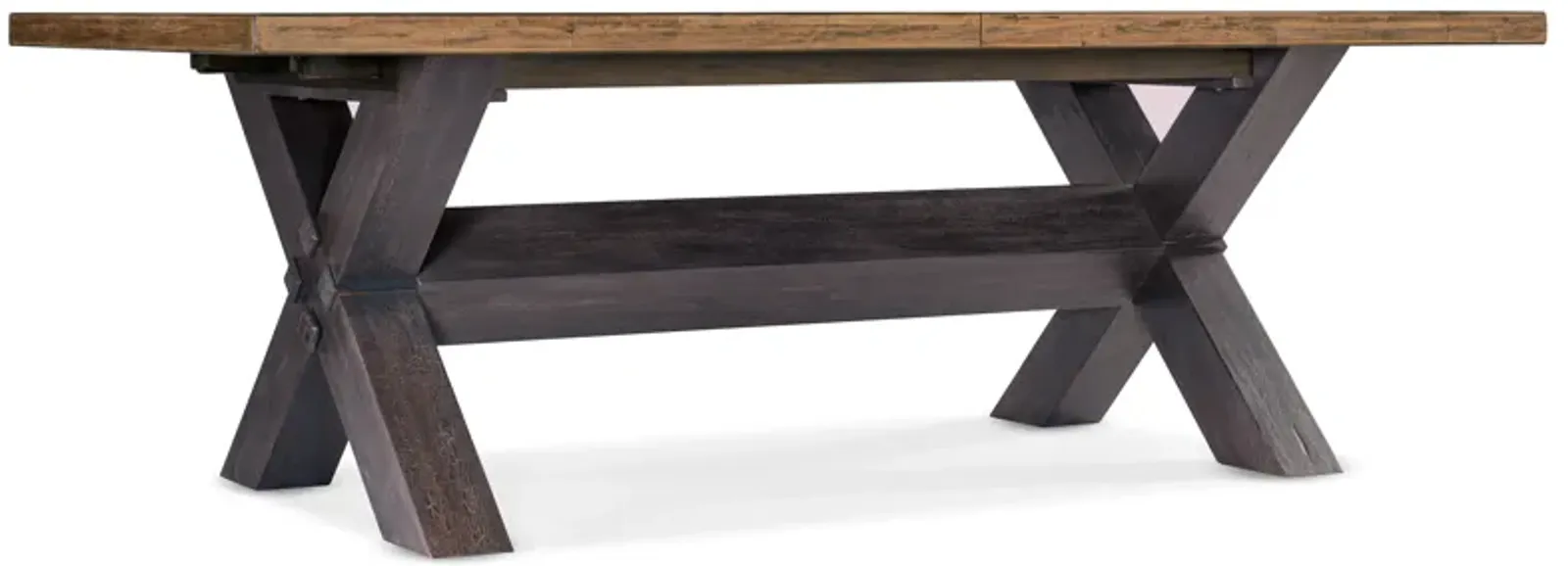 Big Sky Trestle Dining Table w/2-20in leaves