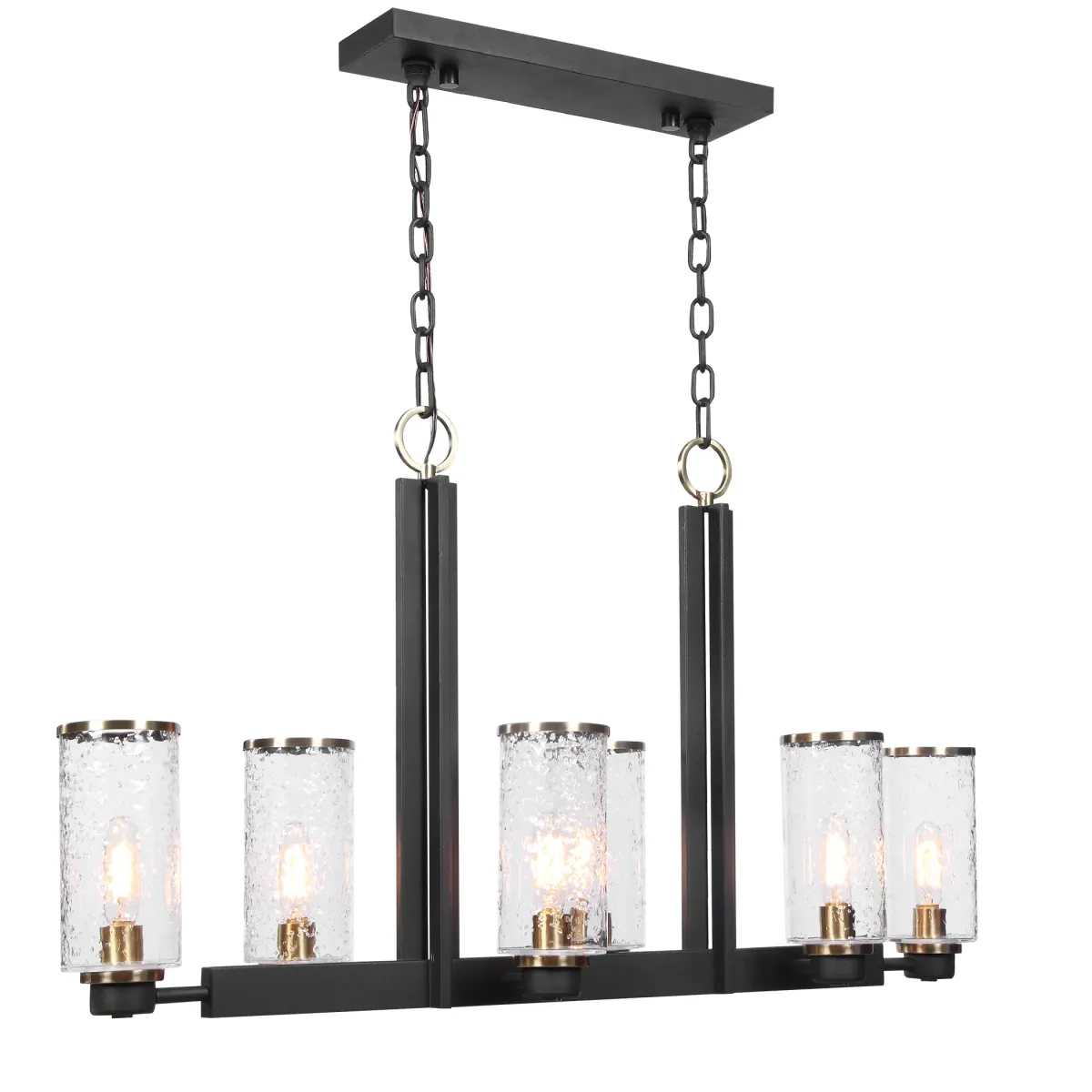 Jarsdel 6 Light Industrial Island Light