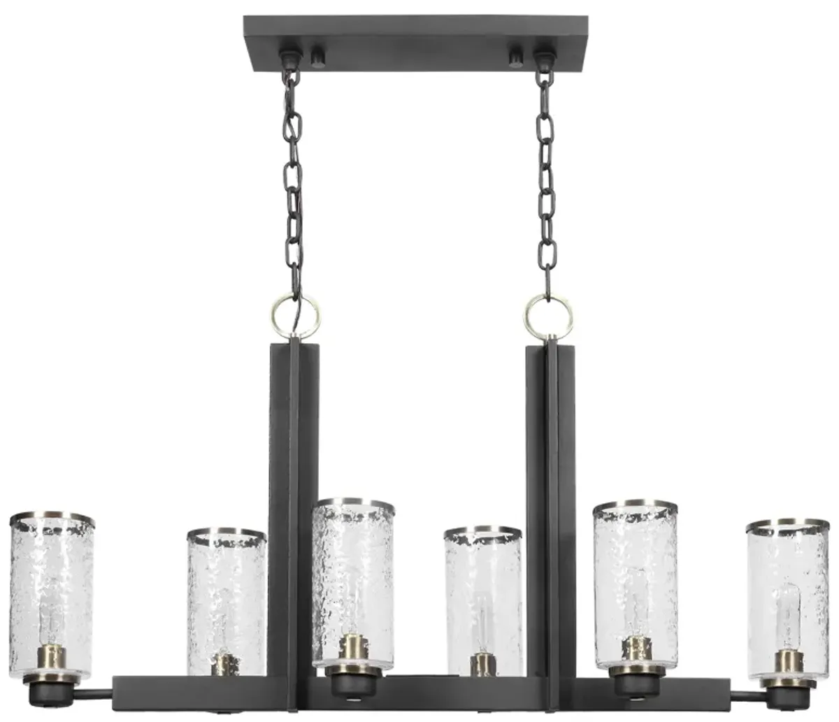 Jarsdel 6 Light Industrial Island Light