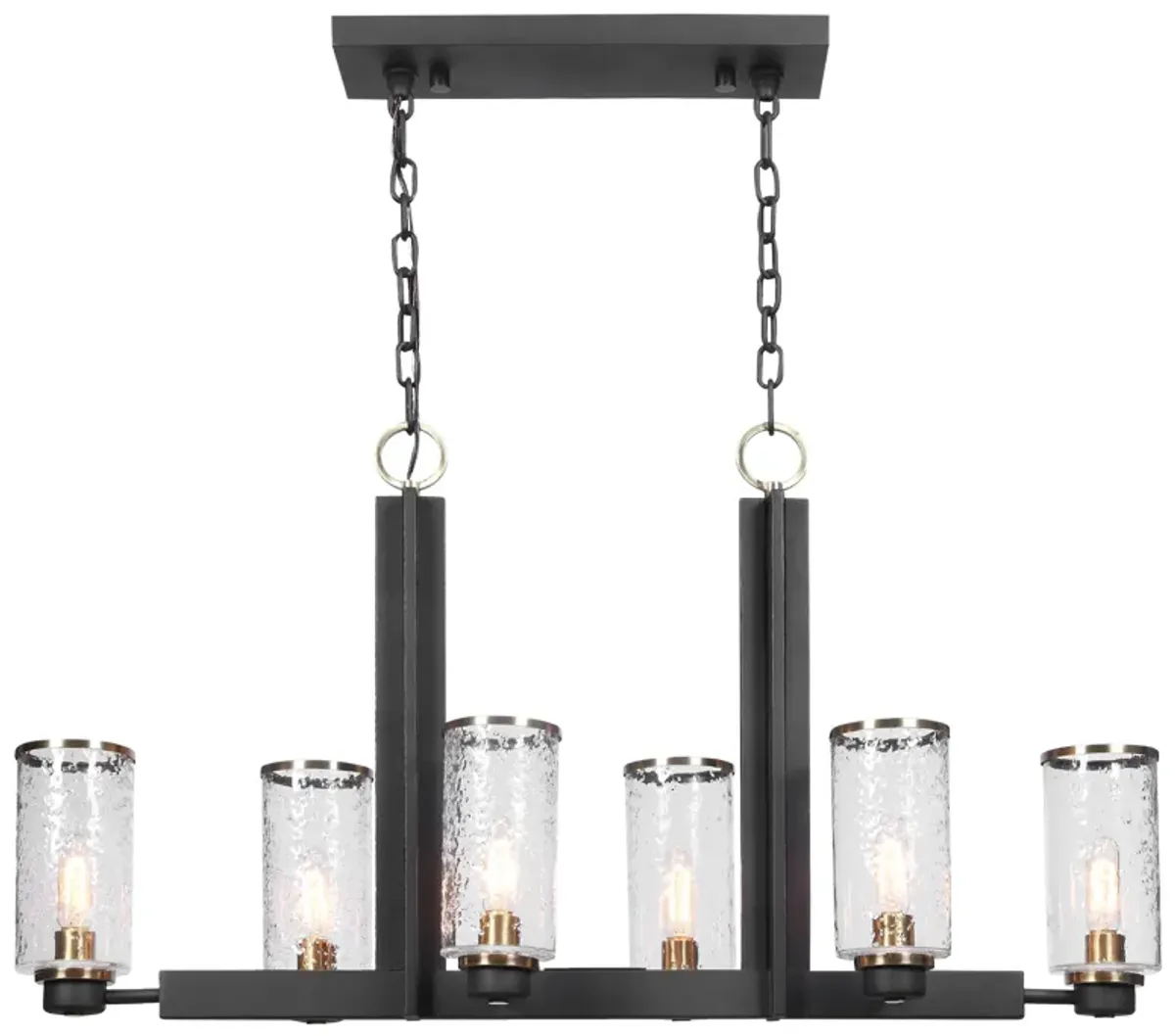 Jarsdel 6 Light Industrial Island Light