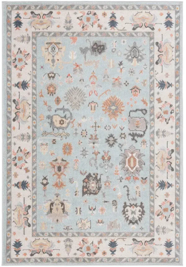 PHOENIX 562 LIGHT BLUE  9' x 12' Large Rectangle Rug