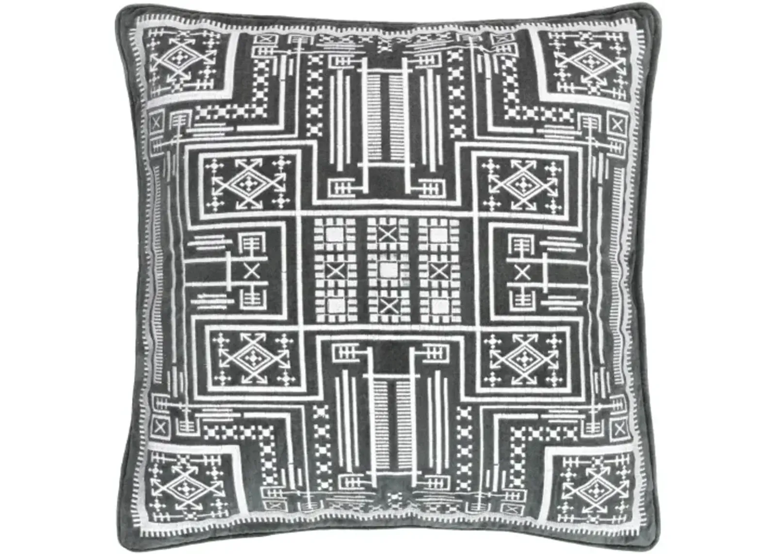 Camaxtli CAX-005 22"L x 22"W Accent Pillow  - Poly Insert