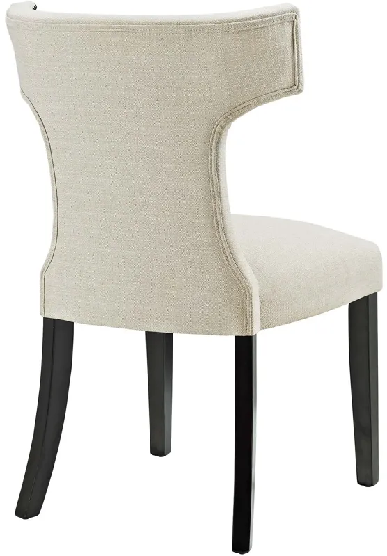 Curve Fabric Dining Chair