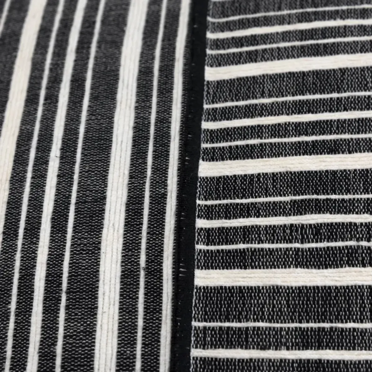 Stripe Black Pillow