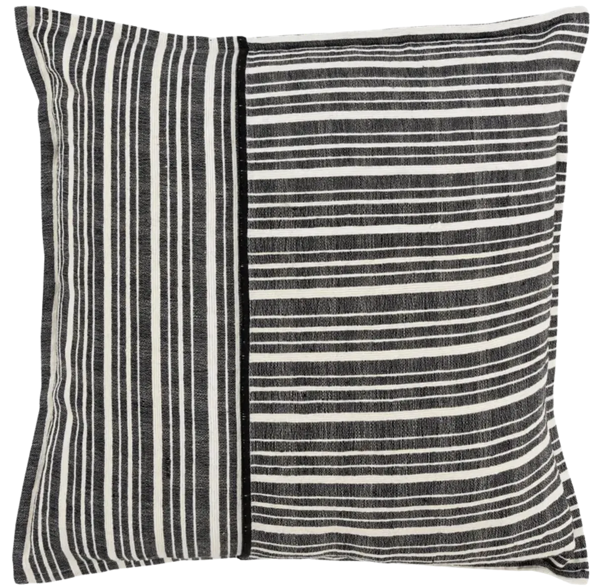 Stripe Black Pillow