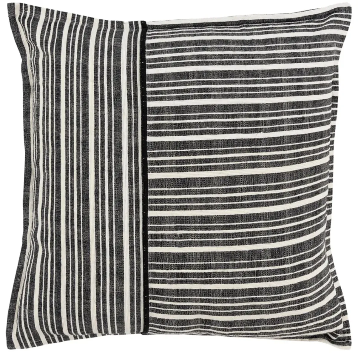 Stripe Black Pillow