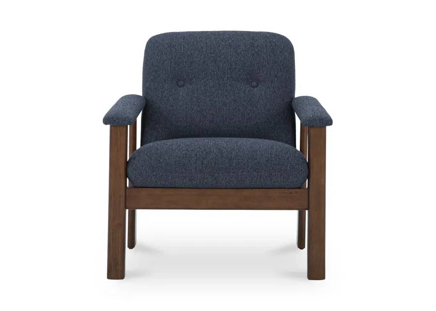 Parker Lounge Chair Dark Blue