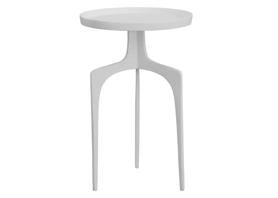 Kenna White Accent Table