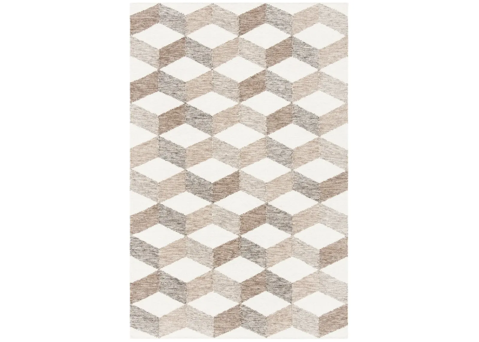 KILIM 154 IVORY  9' x 12' Large Rectangle Rug