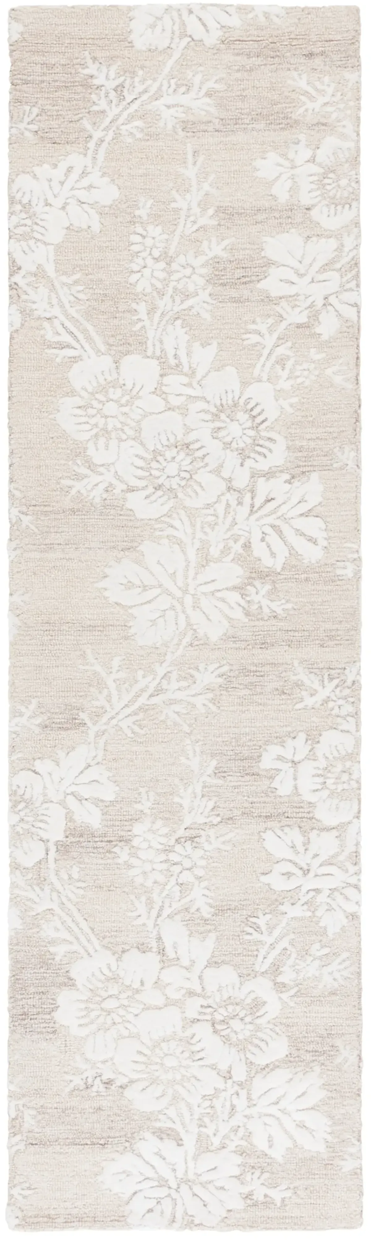 GLAMOUR 625 BEIGE  2'-3' x 8' Runner Rug