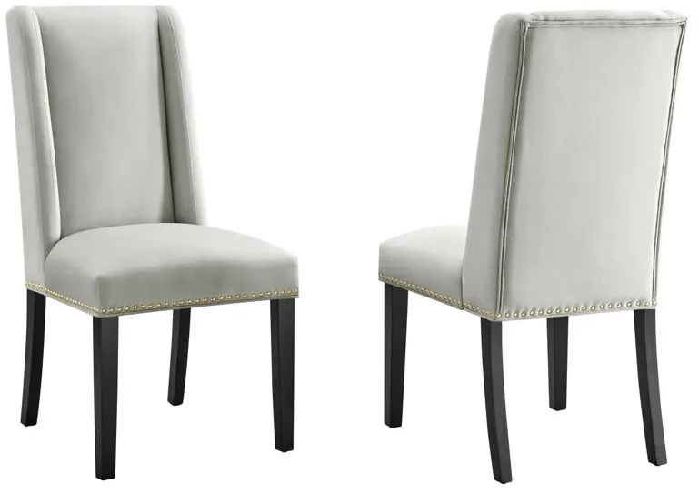 Baron Performance Velvet Dining Chairs - Set of 2