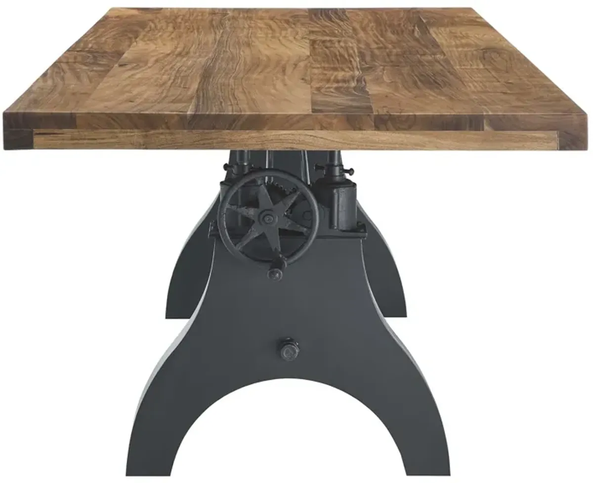 Genuine 96" Crank Adjustable Height Dining and Conference Table