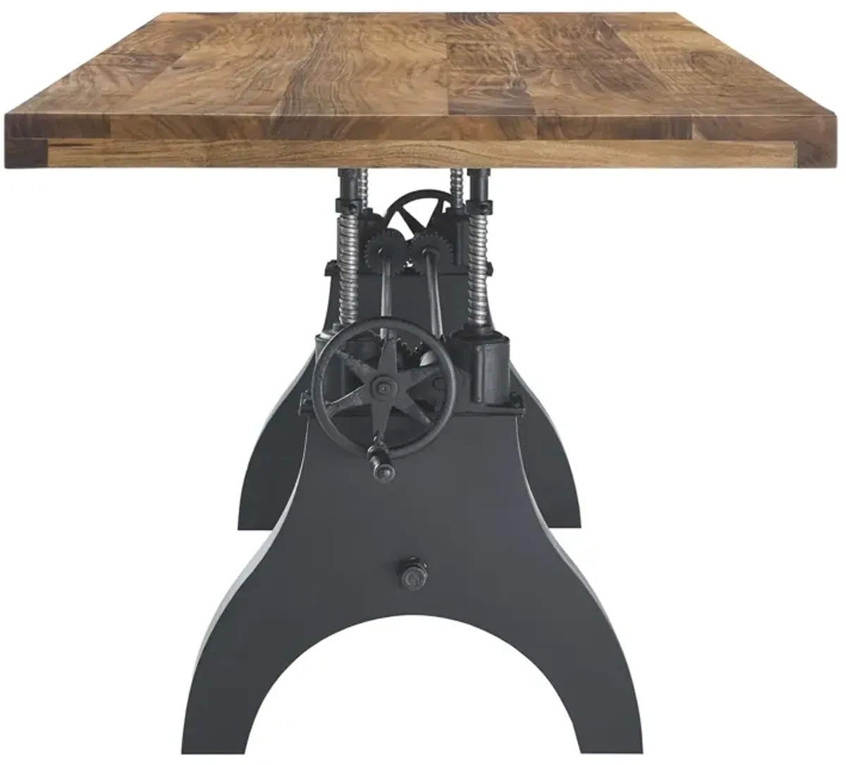 Genuine 96" Crank Adjustable Height Dining and Conference Table