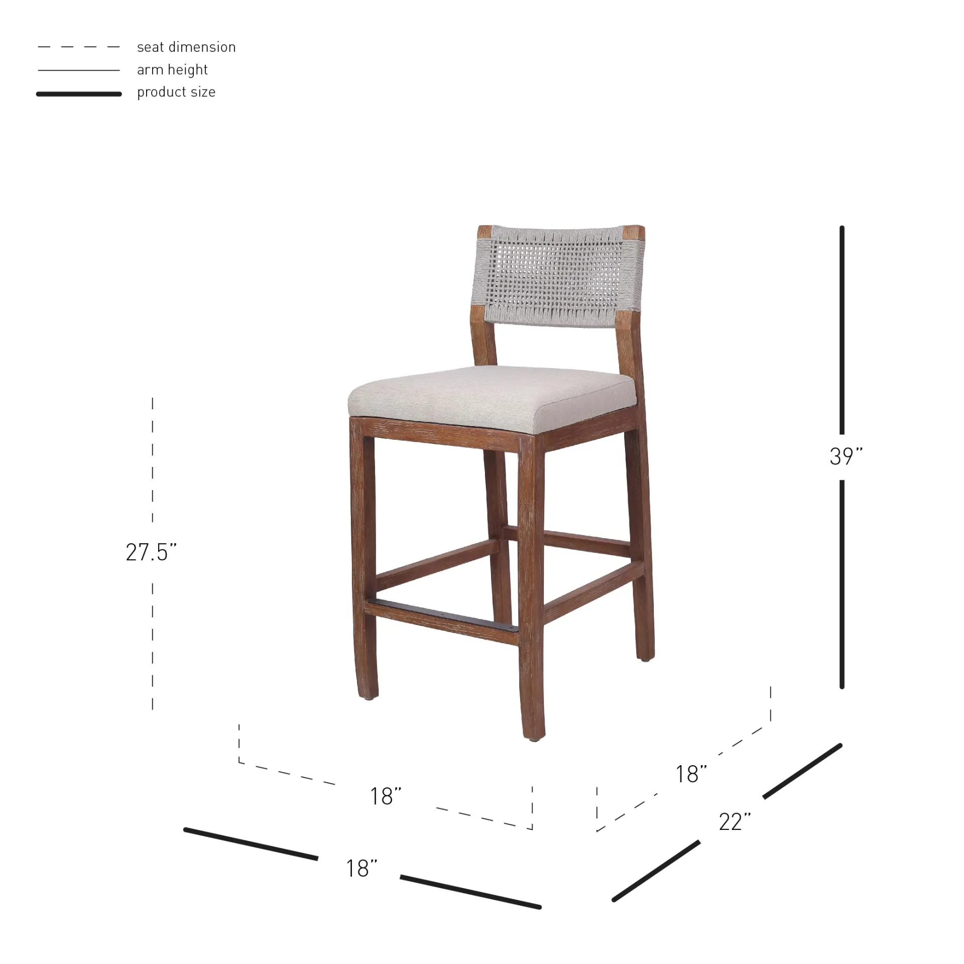 Pierre Counter Stool