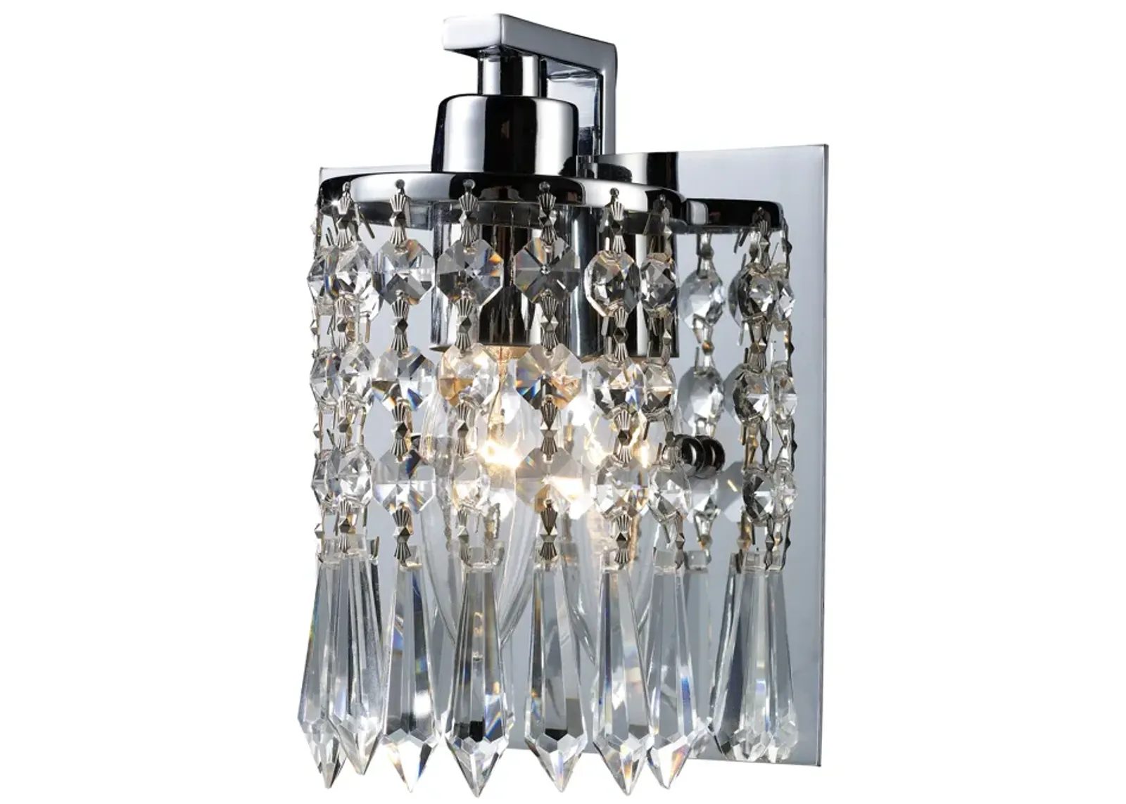 Optix 5" Wide 1-Light Vanity Light - Polished Chrome