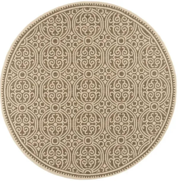 BEACH HOUSE Collection BHS134C-6R Cream / Beige 6'-7" X 6'-7" Round