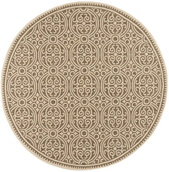 BEACH HOUSE Collection BHS134C-6R Cream / Beige 6'-7" X 6'-7" Round