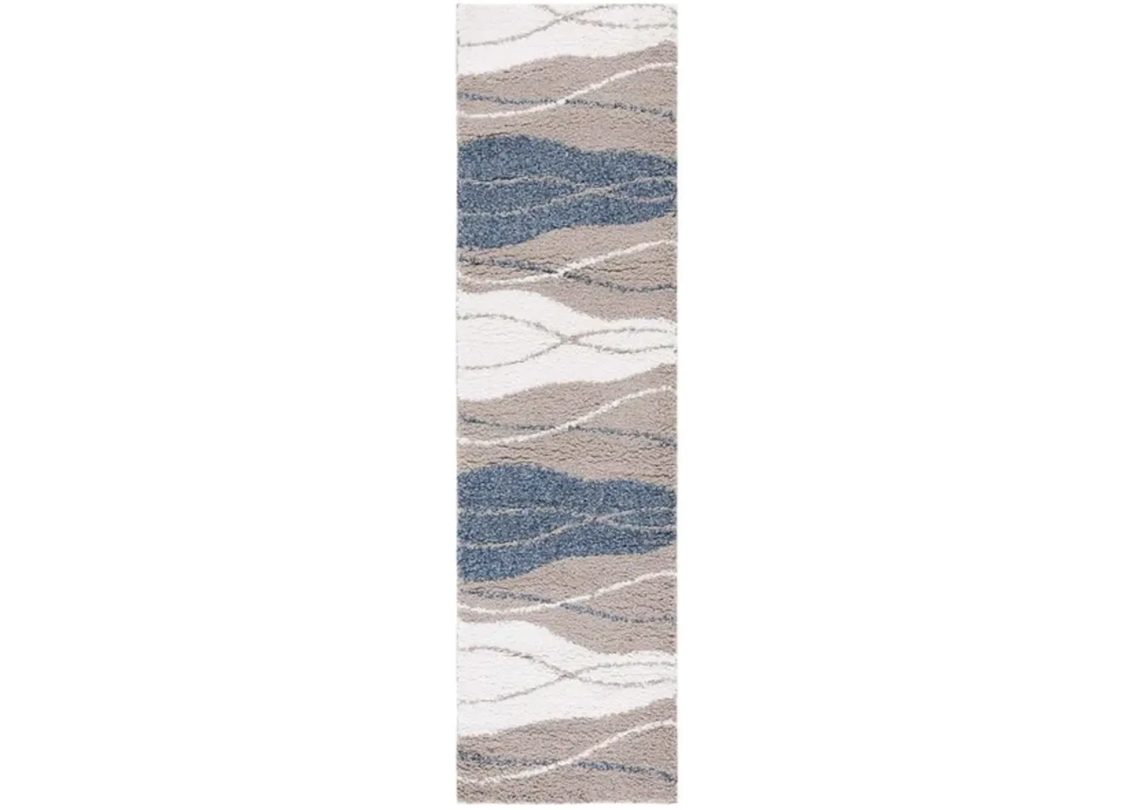 CALICO SHAG 108 2'-2' X 8' Runner Rug