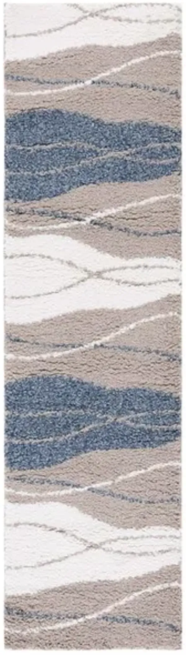 CALICO SHAG 108 2'-2' X 8' Runner Rug